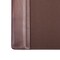 Dacasso Chocolate Brown Leather 25.5" x 17.25" Side-Rail Desk Pad PR-3402 - alternate 2